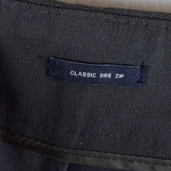 Talbots Classic Side Zip Pants Olive Green - Picture 3 of 6